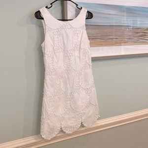 Lilly Pulitzer White Shell Dress, Size 2